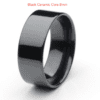 A black ceramic ring is shown here.